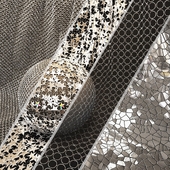 4 Metal Mesh Fabric Materials-Vol.09