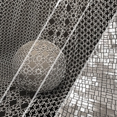 4 Metal Mesh Fabric Materials-Vol.11