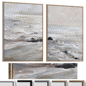 Abstract Landscape Accent Textured Wall Art C-925