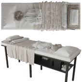 Massage table with decor 4