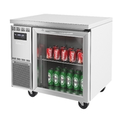 Refrigerated table for bar Turbo air.