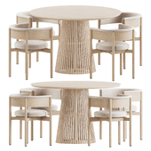 N-SC01 Chair Jeanette Table Dining Set