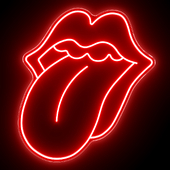 Hot Lips\Rolling Stones Neon Sign