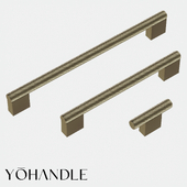 OM Collection of furniture handles - Gold Bar