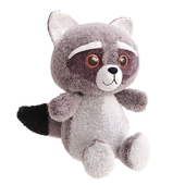 Soft toy plush raccoon
