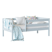 Childrens bed Alta with solid Beech board