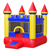 Bouncy castle trampoline