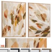 Accent Abstract Neutral Textured Wall Art C-937