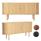 Sideboard Calary mit geriffelter Front