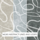 Creativille | Wallpapers | 8285 White Abstract Lines and Loops