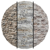 FB739 Exterior Stone white light(SANTIAGO,EVEREST,TUSCANY) | 3MAT | 4k | seamless | PBR