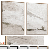 Accent Abstract Neutral Textured Wall Art C-941