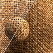 Woven bamboo & rattan cane material -vol.03