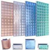 Glass blocks set 02