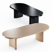 Altura Ash Wood Dining Table by Casa Blanco