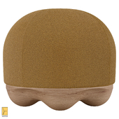 Pouffe Curve from WOODFANS (OM)