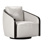 Pomona Leather Swivel Chair