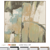 Accent Large Abstract Textured Wall Art C-951