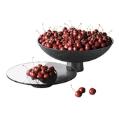 Cherry in a dish