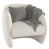 Cobble Fabric Occasional Armchair