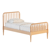Jenny Lind Kids Maple Wood Spindle Twin Bed