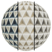 Fb746 Wall Panels 3D Wood Geometric | 3 mat | 4k | Seamless