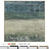 Accent Large Abstract Textural Wall Art C-953