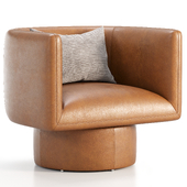 Adriel Swivel Leather Chair
