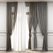 Curtains with moldings 513C