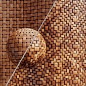 Woven bamboo & rattan cane material -vol.06