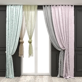 Curtains with moldings 515C
