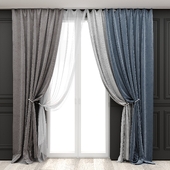 Curtains with moldings 516C