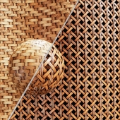 Woven bamboo & rattan cane material -vol.10