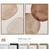 Earth Tone Accent Abstract Wall Art P-652