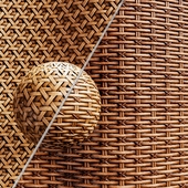 Woven bamboo & rattan cane material -vol.12