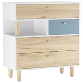 Chest of drawers Deakins-1 Sky