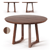 Round Dining Table Silas Solid Wood