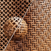Woven bamboo & rattan cane material -vol.13