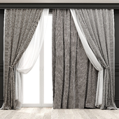 Curtains with moldings 519C