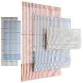 Roman Curtains 197 | Sheer Fabric | Stripe