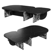 TRILITHON MARBLE COFFEE TABLE BY OS AND OOS