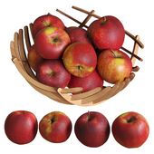 Fruit bowl with apples