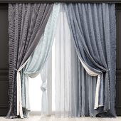 Curtains with moldings 521C