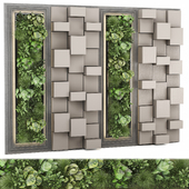 indoor wall vertical garden - Set 1016