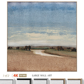 Countryside Landscape Large Accent Wall Art C-961