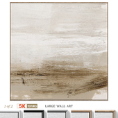 Accent Large Abstract Textural Wall Art C-962