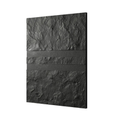 Black decorative panel