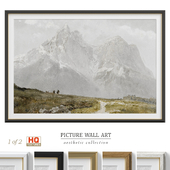 Panoramic Mountain Landscape Wall Art P-653