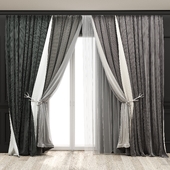 Curtains with moldings 524C