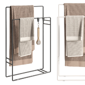Freestanding towel rack DELAYA in three colors
